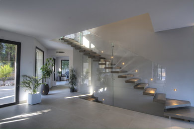 Modern staircase.