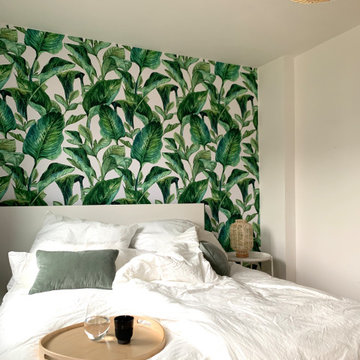 Gästezimmer mit Dschungelfeeling