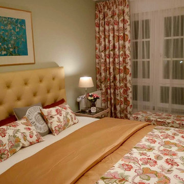 Gemütliches Schlafzimmer in romantischem Stil