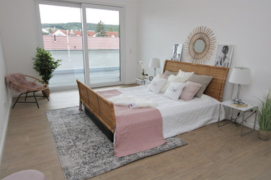 フランクフルトにある中くらいなコンテンポラリースタイルのおしゃれな寝室