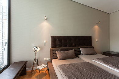 Mittelgroßes Modernes Schlafzimmer in Frankfurt am Main