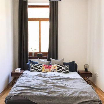 Schlafzimmer Neugestaltungen mit gedeckten Farben