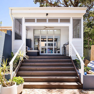Design ideas for a small beach style detached granny flat in Sydney.
