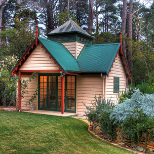 Design ideas for a traditional detached shed and granny flat in Adelaide.
