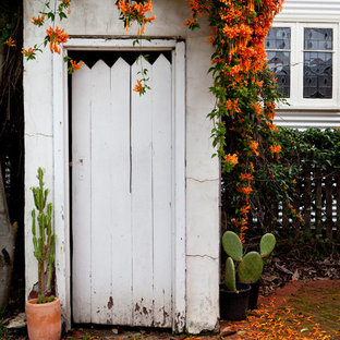 This is an example of a mid-sized traditional attached garden shed in Perth.