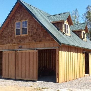 3 stall Horse Barn, with storage loft