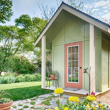 A Custom Built Shed Adds Landscape Charm and Extra Storage