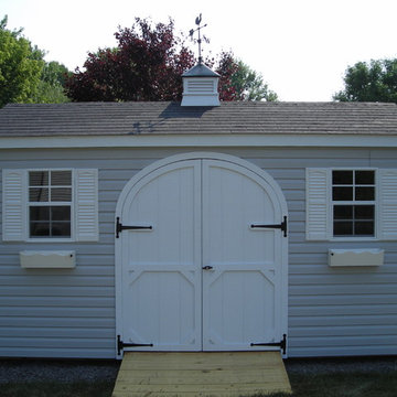 A-Frame sheds with Vinyl Siding