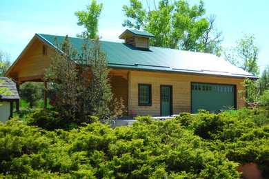 Mountain style shed photo in Denver