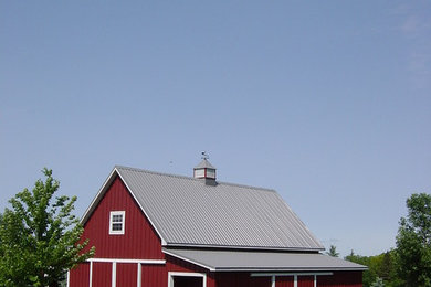 Inspiration for a timeless detached barn remodel in Other