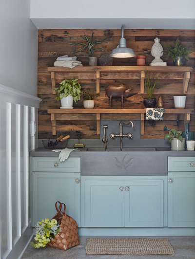 Coastal Garden Shed and Building by Melissa McLay Interiors