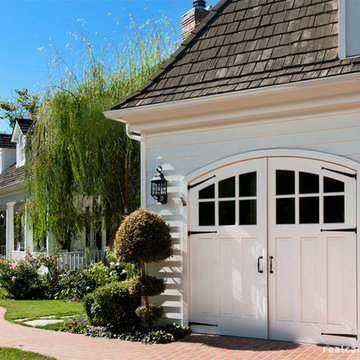 Arched Wood Carriage Garage Doors