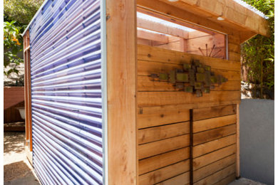 Contemporary garden shed and building in Santa Barbara.