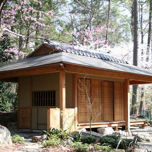 This is an example of a small asian shed and granny flat in Raleigh.