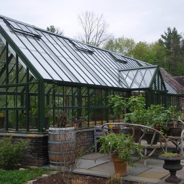 attached English greenhouses / glasshouses - Victorian greenhouses / glasshouses