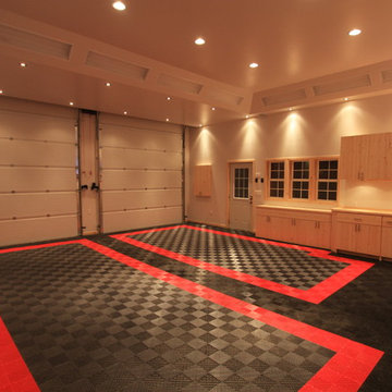 Awesome Home Garage Remodel with RaceDeck Garage Flooring ' Man Cave '