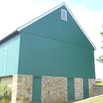 Barn Painting Before & After