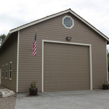 Buckley new construction of detached garage