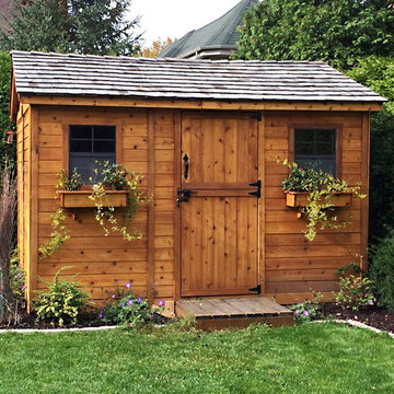 Cabin Shed (12 x 8) Stained
