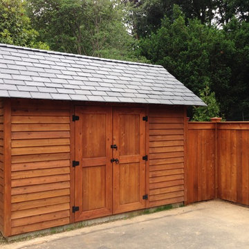 Cedar Shed and Fence