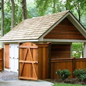 Cedar Shed and Gate