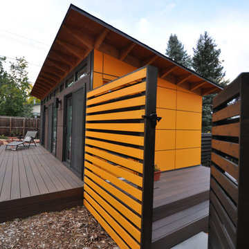 Client Studio Shed with Bathroom 14x26