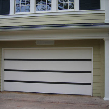 Contemporary Wood Garage Doors