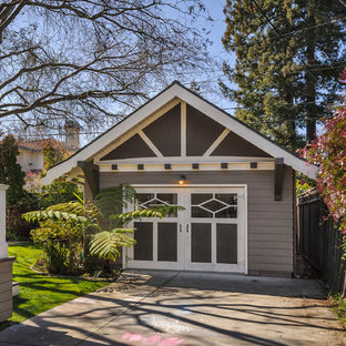 Inspiration for a craftsman detached shed remodel in San Francisco