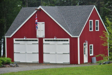 Large cottage detached barn photo in Portland Maine