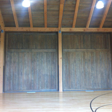 Custom Barn Sliding Doors - indoor basketball court