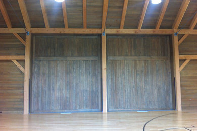 Custom Barn Sliding Doors - indoor basketball court