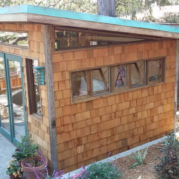 Custom Cambria Shed with Shingles