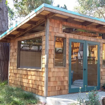 Custom Cambria Shed with Shingles