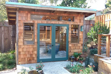 Inspiration for a mid-sized transitional detached guesthouse remodel in San Luis Obispo