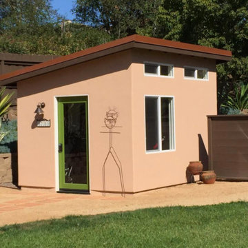 Custom Shed Converted to a Fitness Studio