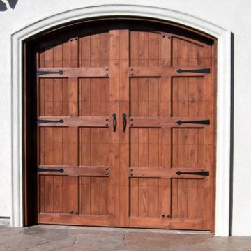 Custom Wood Garage Door Installation
