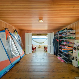 Design ideas for a large beach style shed and granny flat in Burlington.