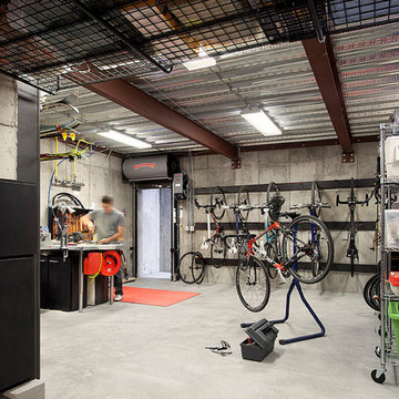 Dihedral House bike room