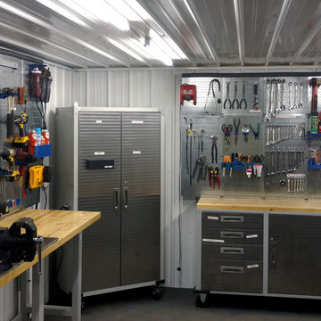 DIY Dream Bunker with Wall Control Metal Pegboard Organization