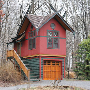 Eclectic shed and granny flat in New York.