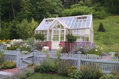Inspiration for a timeless detached greenhouse remodel in Boston