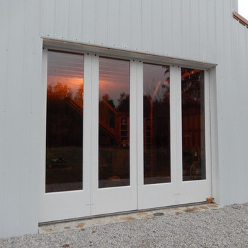 EXTERIOR 1 LITE WHITE PRIMED WITH DUAL CLEAR TEMPERED GLASS DOOR by ETO Doors
