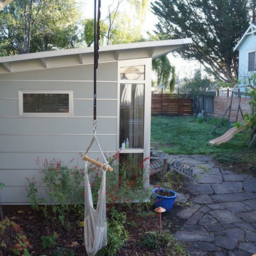 Exterior of a Studio Shed home office