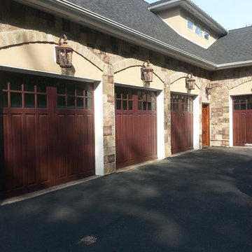 finished garage doors