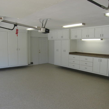 Garage Renovation Loft Cabinets Epoxy