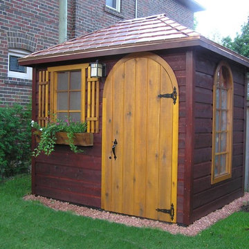 Garden Shed with Copper Roofing