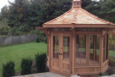 Design ideas for a medium sized classic detached garden shed and building in Toronto.