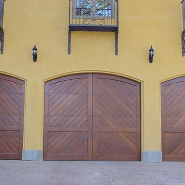Gorgeous Wood Carriage Style garage door