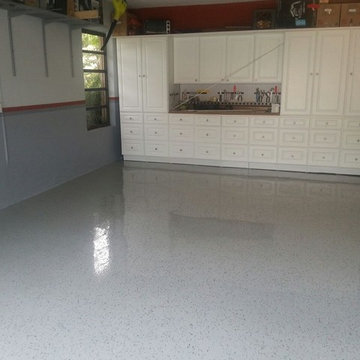 Granite Garage Floors: Terrazzo Finish