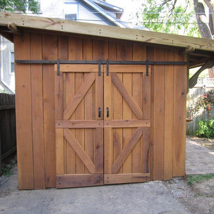 Inspiration for a small eclectic detached garden shed in Louisville.